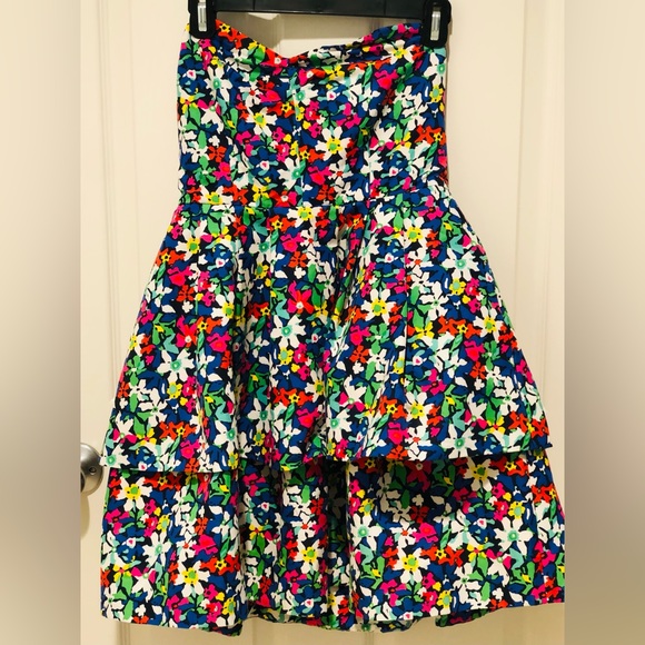 Kate Spade Dresses Kate Spade Karmen Floral Strapless Tiered Dress, NWT size 6 - Picture 2 of 5